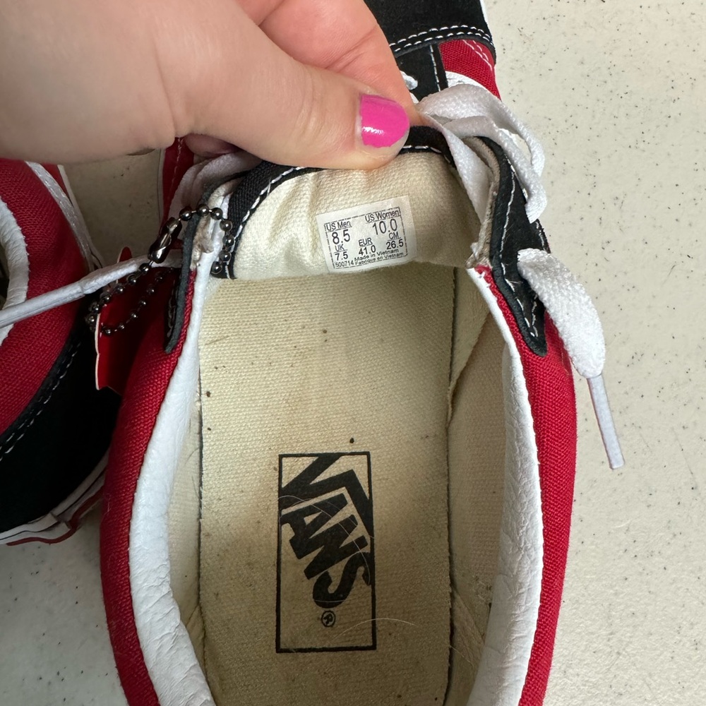 Unique red vans